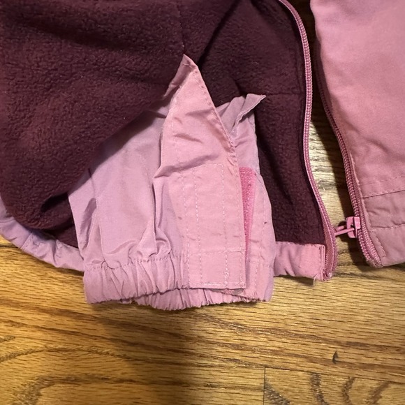 Kids Snow Bib Snowsuit Winter Overall Ski Suit Pink Toddler - Picture 3 of 6